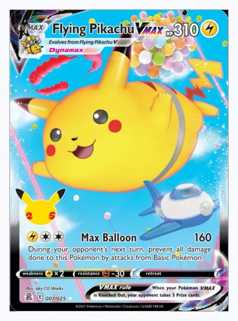 Flying Pikachu VMAX