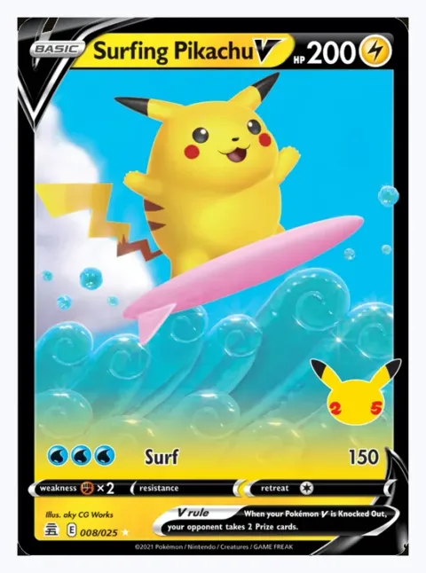 Surfing Pikachu V