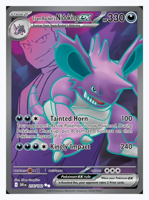 Team Rocket's Nidoking ex