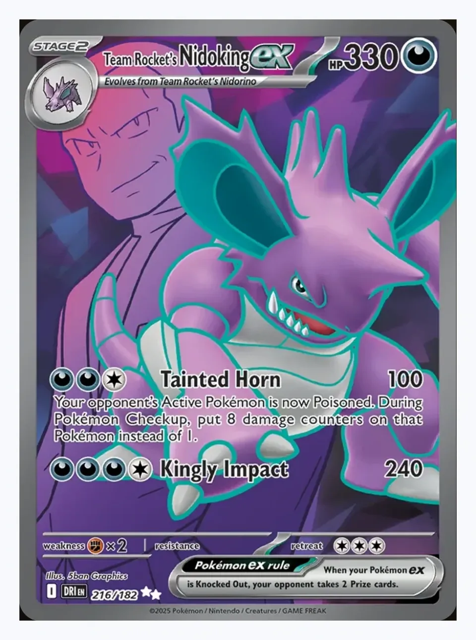 Team Rocket's Nidoking ex