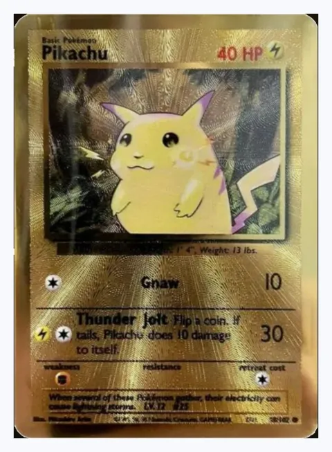 Pikachu (Celebrations Metal Card)